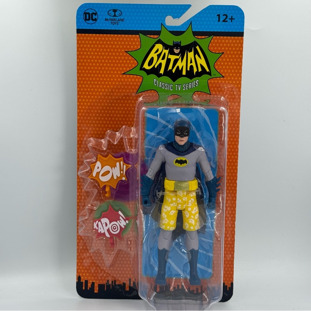 McFarlane DC Retro Batman 66 Classic TV Series Batman In Swim Shorts 6”